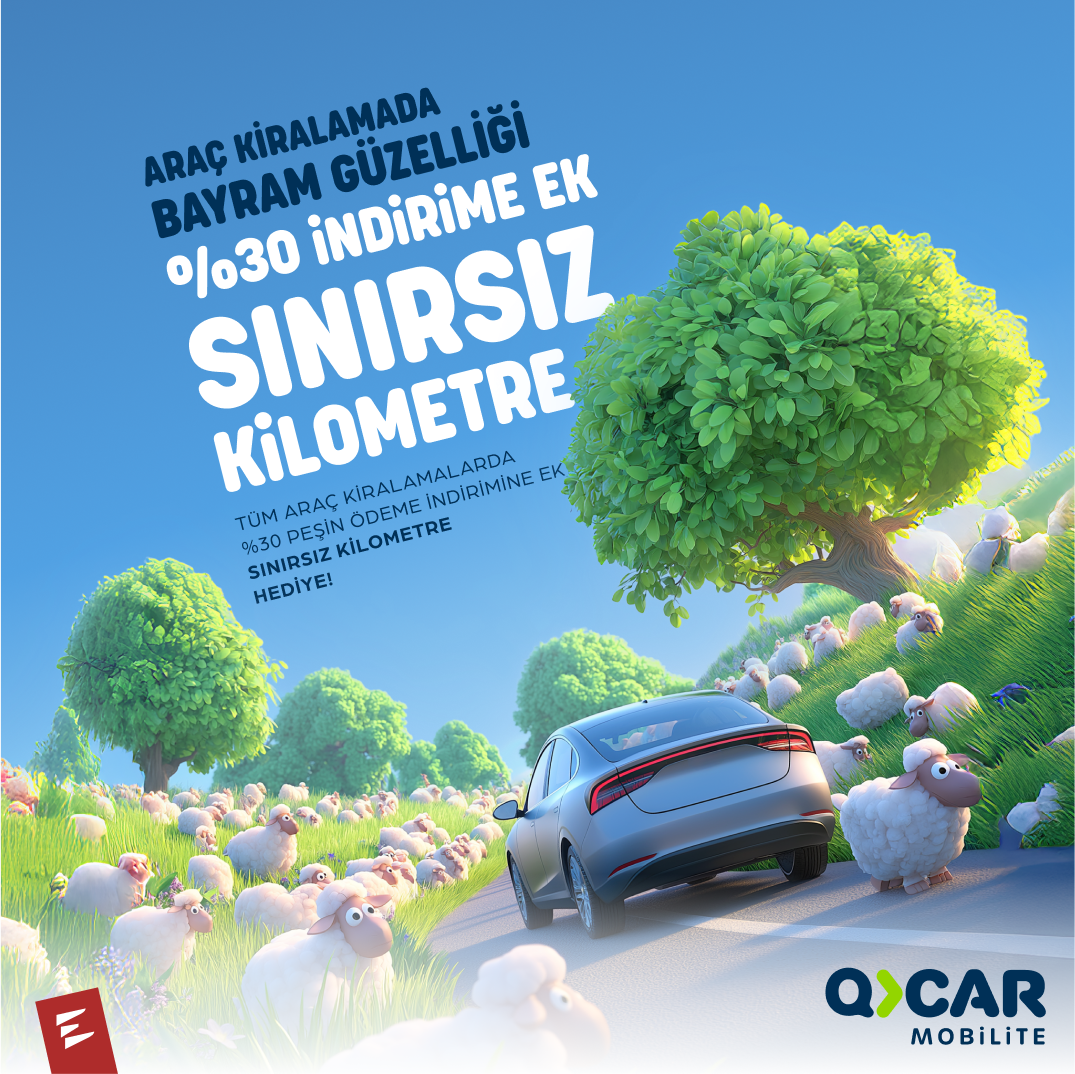  QCAR’dan Kurban Bayramı’na Özel Sınırsız Kilometre Hediyesi!