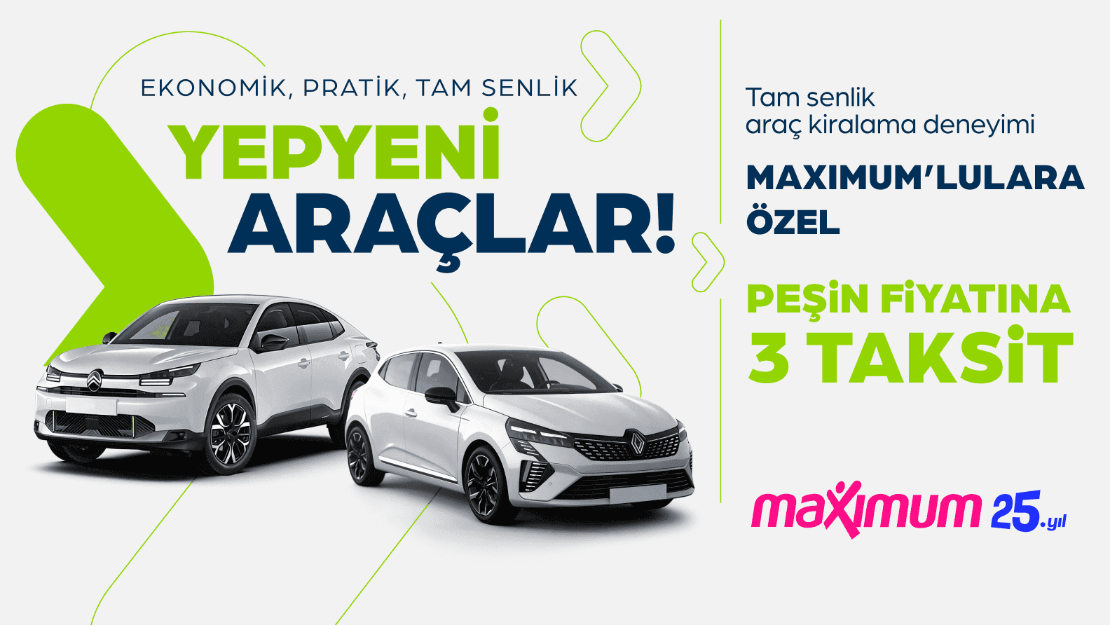 Maximumlulara Özel Peşin Fiyatına 3 Taksit