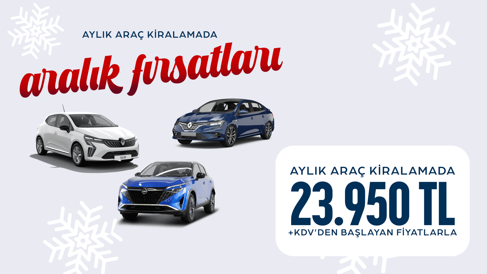 Aylık Kiralamalarda Aralık Ayı Fırsatları